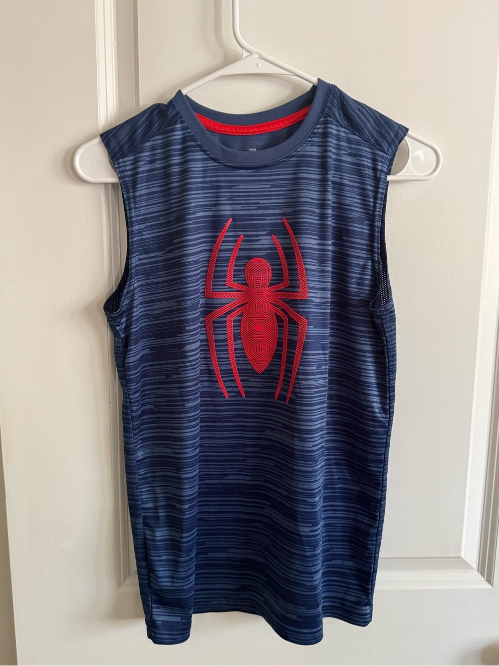 Marvel Navy and Red Spider Graphic Dri-fit Tank Top